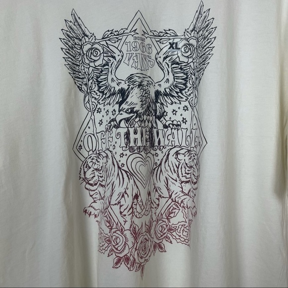 Vans Free Stone Oversized Short Sleeve Tee Size Small Women - Picture 3 of 7